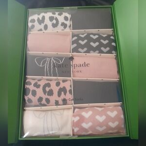 New Kate Spade 10 Pair Low Cut Socks Gift Set In Gift Box NWT